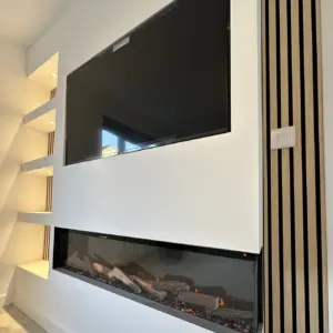 Media Wall by Village Kitchen & Interiors