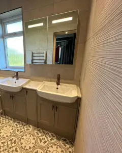 His and hers sinks